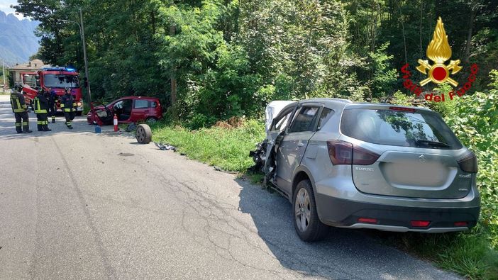Incidente stradale a Megolo, un ferito Incidente stradale a Megolo, un ferito