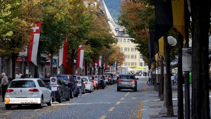 La città di Briga, in alto Vallese La città di Briga, in alto Vallese
