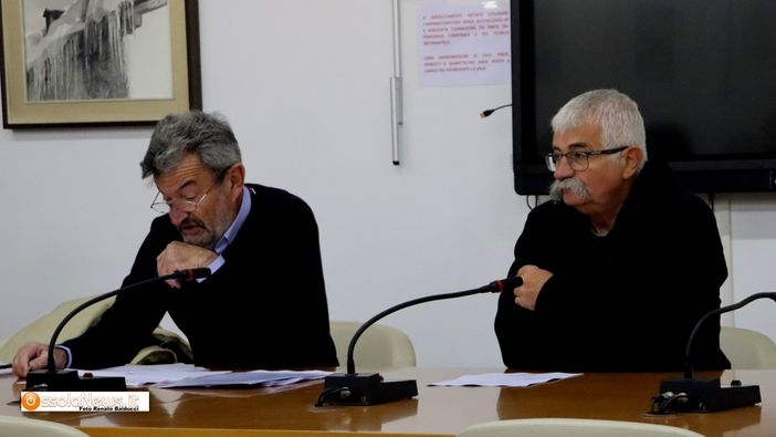 Il presidente del cai Villa, Diego Varioletti, e il suo vive Renato Boschi Il presidente del cai Villa, Diego Varioletti, e il suo vive Renato Boschi