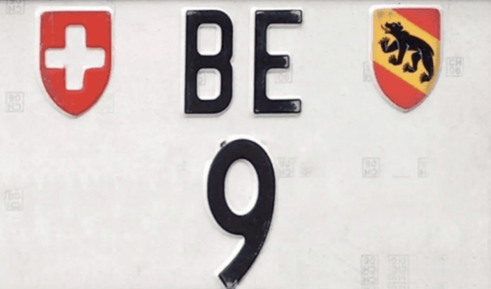 Berna, paga 299mila franchi per la targa BE 9 Berna, paga 299mila franchi per la targa BE 9