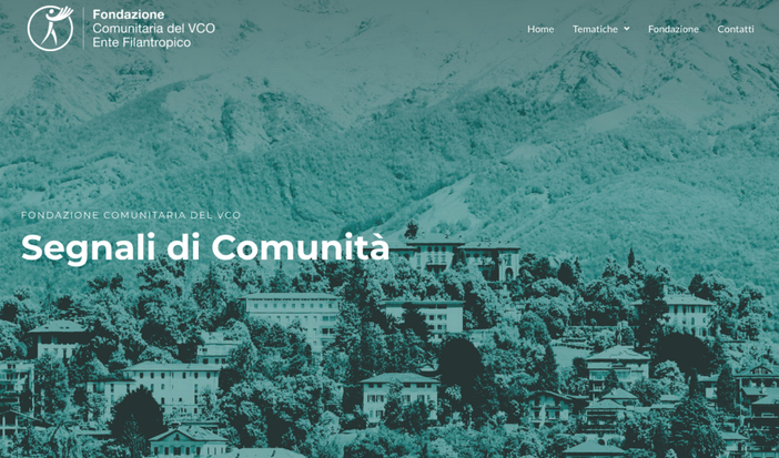 Segnali di Comunità, online l'osservatorio di indagine e raccolta dati sul Vco Segnali di Comunità, online l'osservatorio di indagine e raccolta dati sul Vco