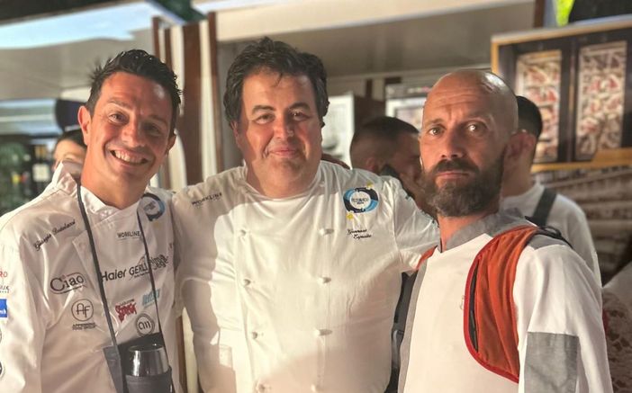 Lo chef Giorgio Bartolucci ospite della "Festa a Vico" di Gennaro Esposito
