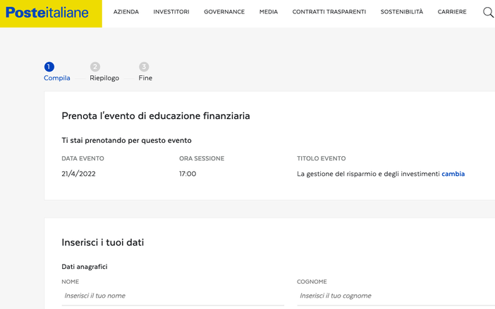 Poste Italiane: torna l’educazione finanziaria on line per i residenti del Vco   