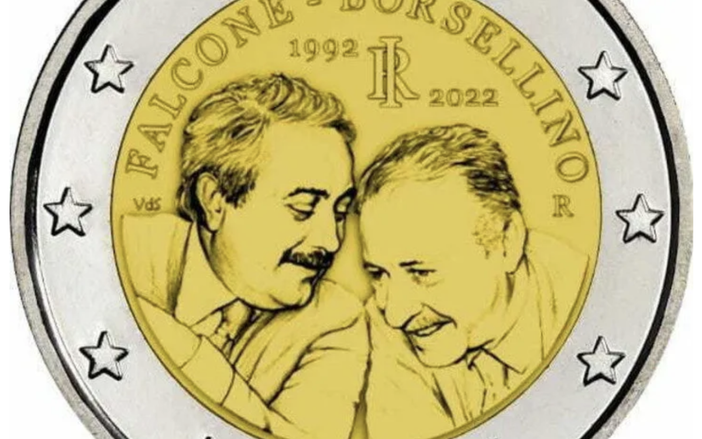 Una moneta commemorativa dedicata a Falcone e Borsellino Una moneta commemorativa dedicata a Falcone e Borsellino