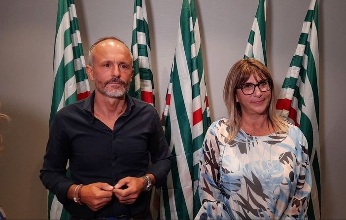 A sinistra il segretario generale della Cisl Piemonte, Luca Caretti A sinistra il segretario generale della Cisl Piemonte, Luca Caretti