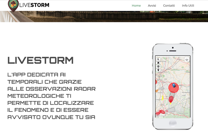 Livestorm, la app che avvisa quando sta per arrivare un temporale Livestorm, la app che avvisa quando sta per arrivare un temporale