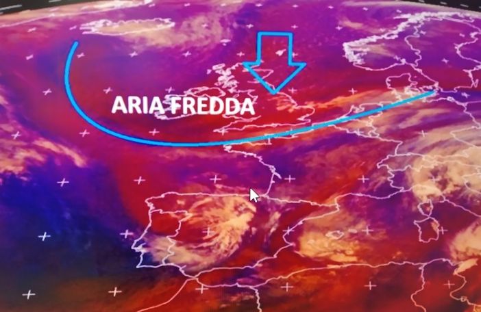 Nelle prossime ore in arrivo qualche millimetro di pioggia e un po' di freddo