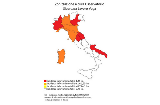 Morti sul lavoro, triste primato del Vco: terzo a livello nazionale Morti sul lavoro, triste primato del Vco: terzo a livello nazionale