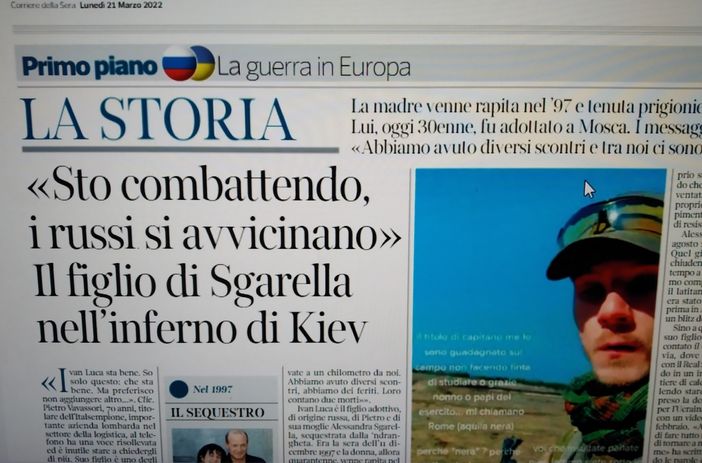 Il figlio di Alessandra Sgarella è in Ucraina a combattere i Russi
