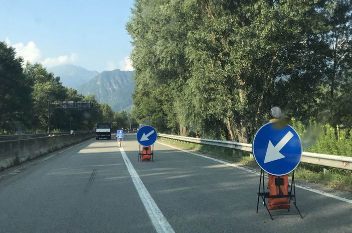 Martedì carreggiata sud della SS33 chiusa tra Anzola e Ornavasso dalle 7 alle 19
