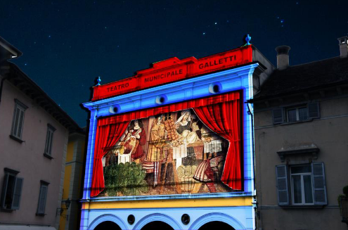 A luglio degli spettacolari affreschi digitali sui palazzi storici di Domodossola e Arona