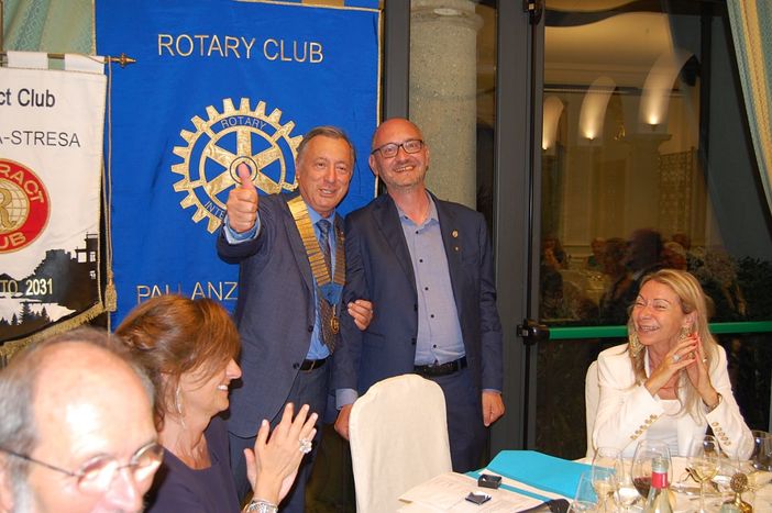 Passaggio di consegne alla guida del club Rotary Pallanza Stresa
