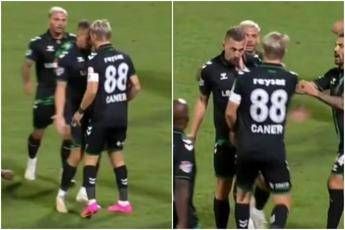 Erkin, follia in Turchia: l'ex Inter tira uno schiaffo a un compagno