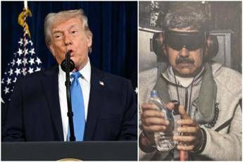 Venezuela, Trump posta foto Maduro ammanettato su nave Usa: andrà a Guantanamo Venezuela, Trump posta foto Maduro ammanettato su nave Usa: andrà a Guantanamo
