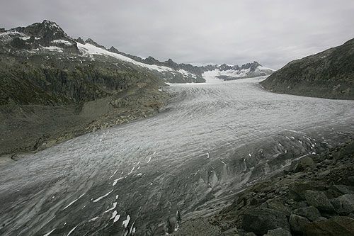 In 175 anni il ghiacciaio del Rodano ha perso il 60 per cento del volume