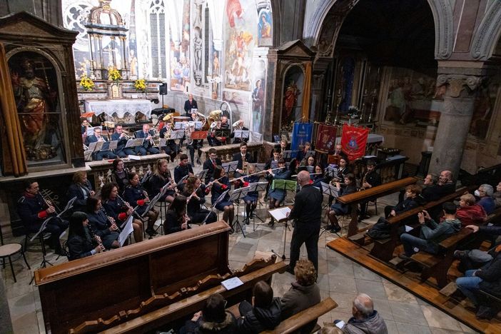 Festa di S. Cecilia con il corpo musicale di Crevoladossola e la musica di Oira