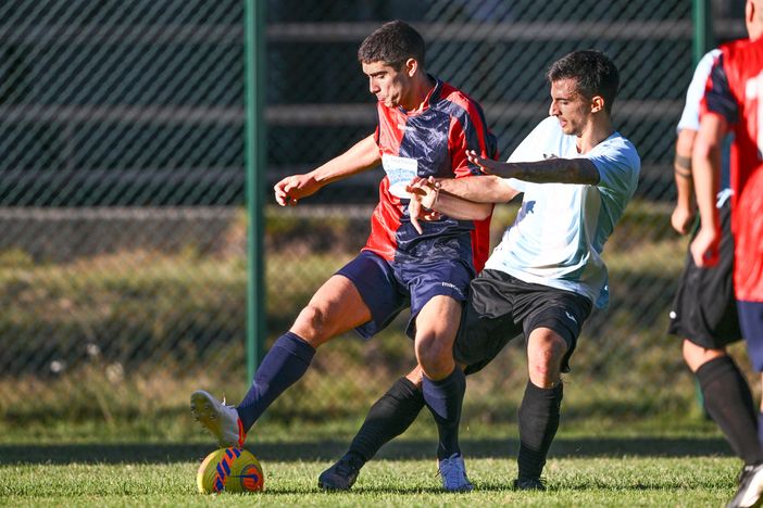 Nella foto Matteo Ferrari autore della seconda rete Vigezzina Nella foto Matteo Ferrari autore della seconda rete Vigezzina