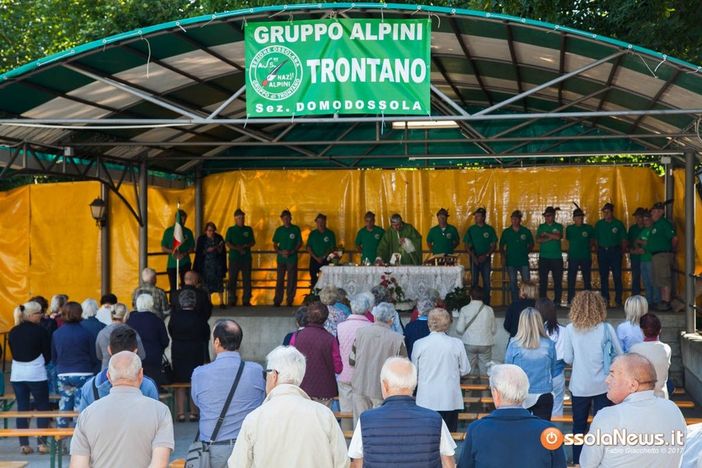 A fine agosto la festa campestre degli alpini di Trontano