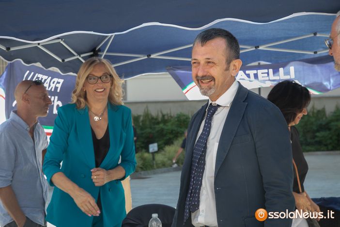 Fratelli d'Italia ha presentato a Domo la candidatura al Senato di Giovanna Pellanda