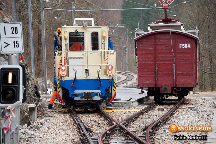 Ferrovia Vigezzina, chiuso il traffico internazionale dal 15 al 25 novembre