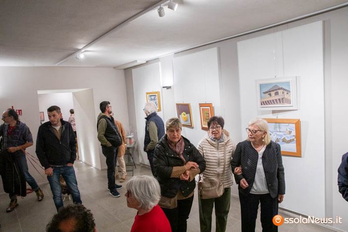 Al Caveau la mostra dedicata al pittore Franco Busca FOTO