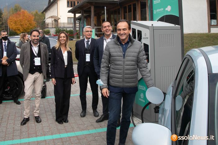 Parte dalla Valle Vigezzo la sfida europea alla mobilità elettrica FOTO E VIDEO