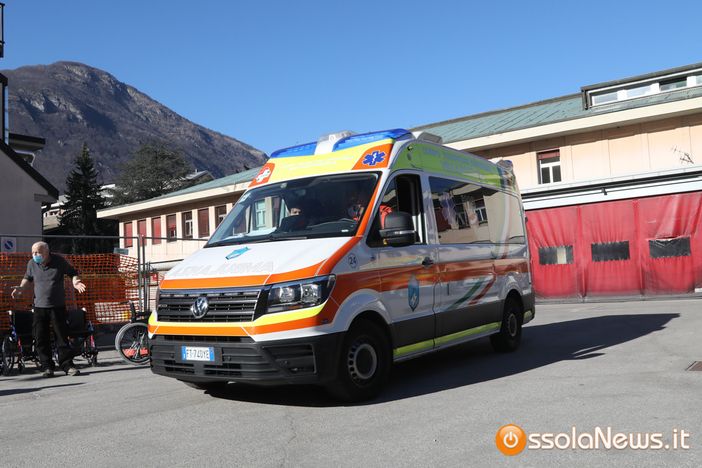 Falegname ferito ad un occhio ad Ornavasso