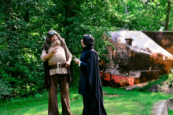 Grotta di Babbo Natale, sabato festa d'estate al lago delle Rose