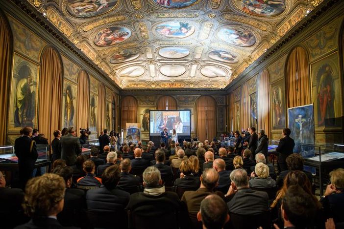 Foto: un momento della presentazione, a Venezia, del calendario della Guardia Costiera Foto: un momento della presentazione, a Venezia, del calendario della Guardia Costiera