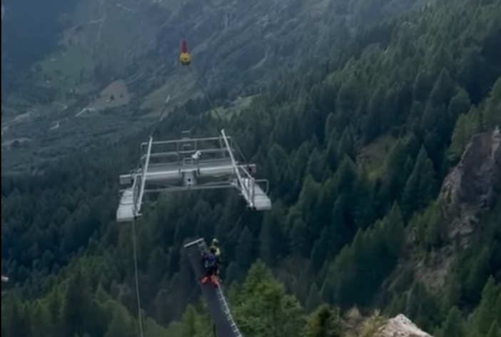 Procedono a pieno ritmo i lavori per la nuova cabinovia di San Domenico