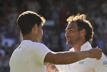 Atp Finals, Alcaraz incontra Fognini prima della finale con Sinner. La battuta su'Ballando con le stelle'