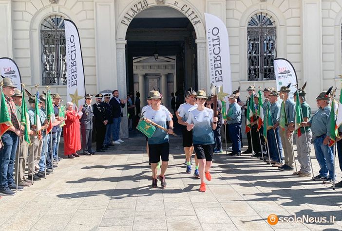 Tappa ossolana per la Staffetta Alpina FOTO E VIDEO