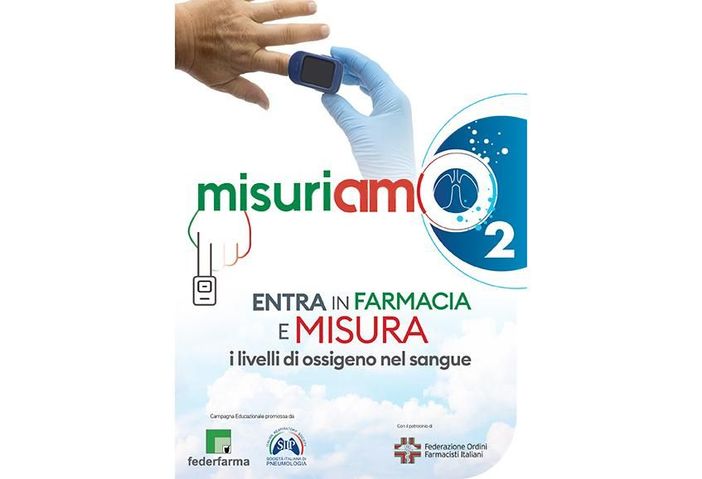 Con ‘MisuriAMO’ i pazienti asmatici o Bpco possono ritirare gratuitamente un ossimetro in farmacia