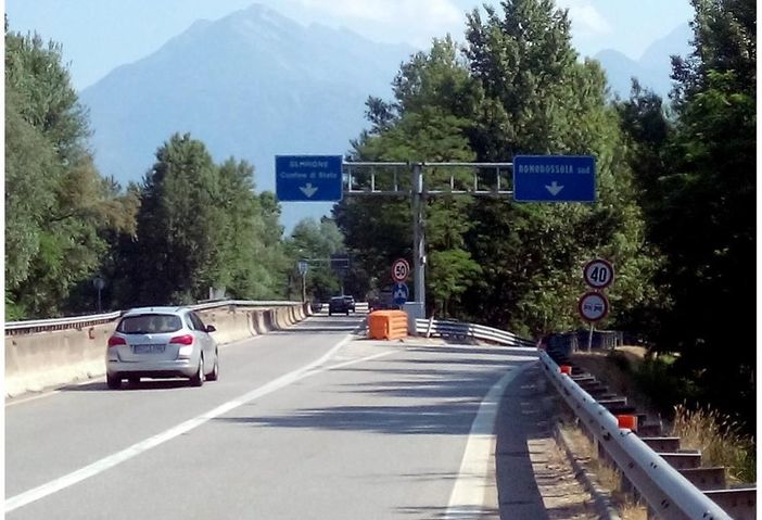 SS 33, lavori nuova illuminazione agli svincoli di Anzola e Domo Sud: chiusure al traffico da domani