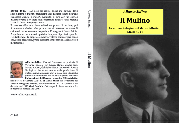 “Il Mulino”, in libreria l'ennesima indagine del maresciallo di Stresa “Il Mulino”, in libreria l'ennesima indagine del maresciallo di Stresa