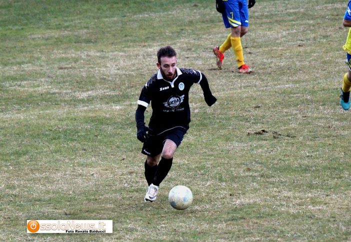 Foto: Simone Zonca, autore del gol vittoria dell'Ornavassese