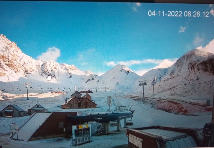 Ripresa di San Domenico, stamattina, con la webcam del Distretto dei Laghi