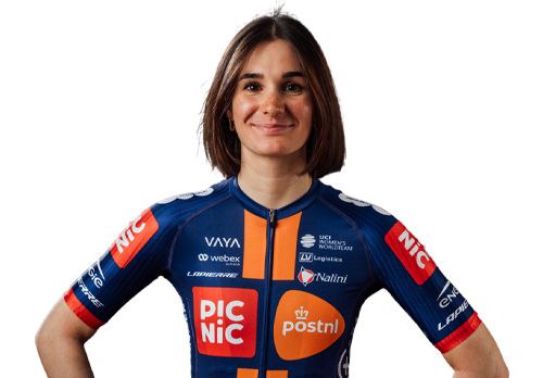 Francesca Barale (foto tratta dal sito del Team Picnic PostNL Francesca Barale (foto tratta dal sito del Team Picnic PostNL