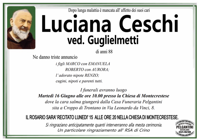 Luciana Ceschi di anni 88