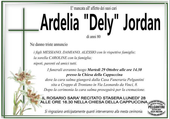 Ardelia &quot;Dely&quot; Jordan di anni 80