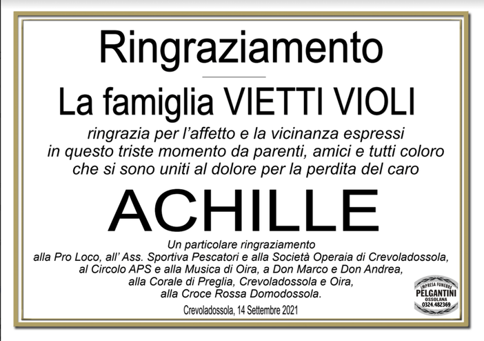 Ringraziamento