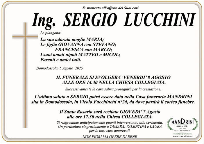 Ing. Sergio Lucchini