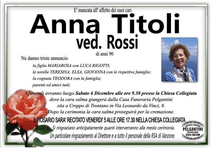 Anna Titoli ved. Rossi