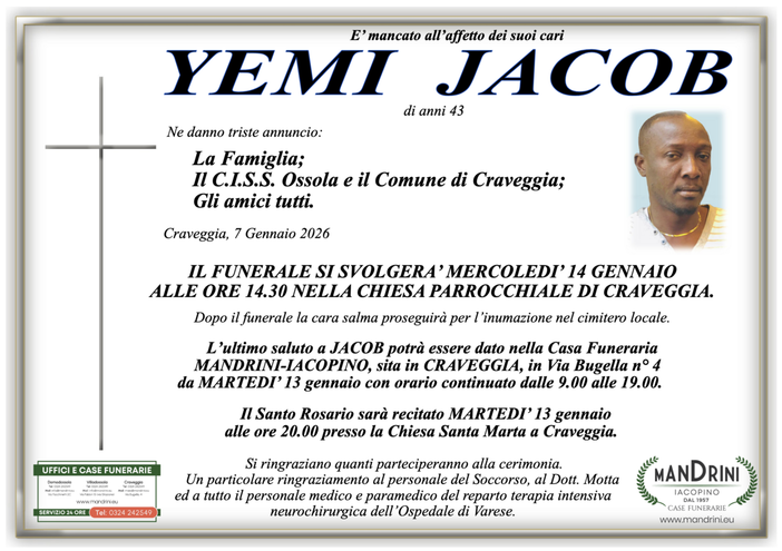 Yemy Jacob di anni 43