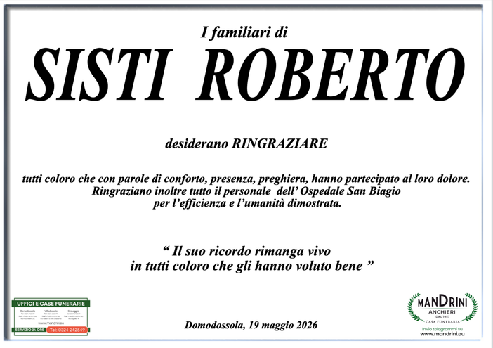 Ringraziamento