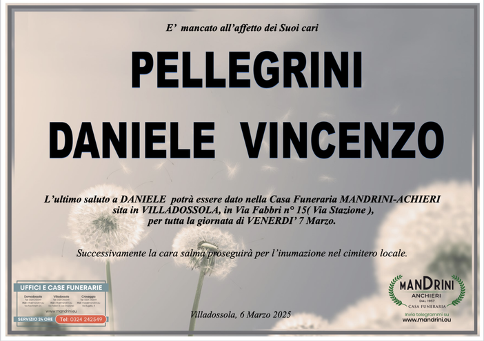 Pellegrini Daniele Vincenzo