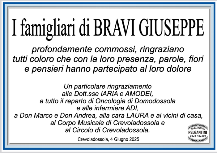 Ringraziamenti