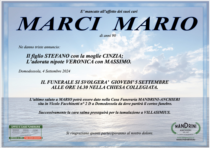 Macri Mario di anni 90