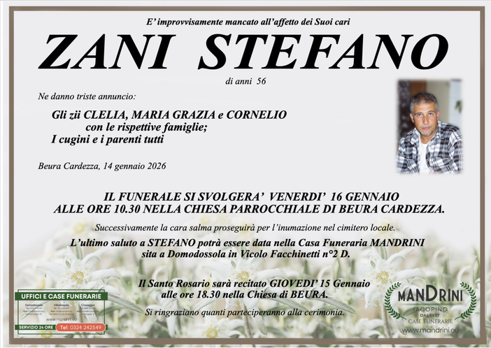 Zani Stefano di anni 56