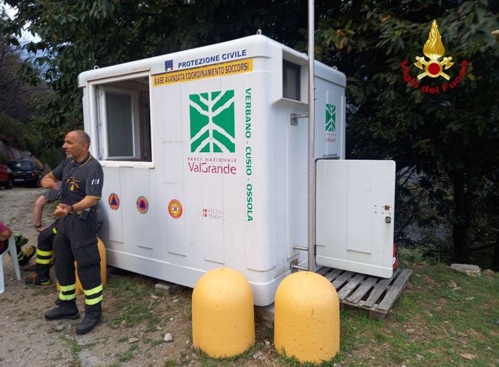 Si cerca anche durante la notte il 53enne milanese disperso in Valgrande